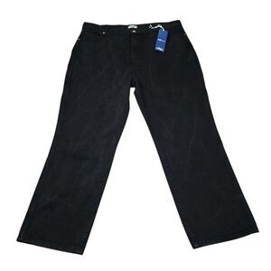 Wrangler Wild West 603 High Rise Straight Jeans Black Size 35x28 Cropped